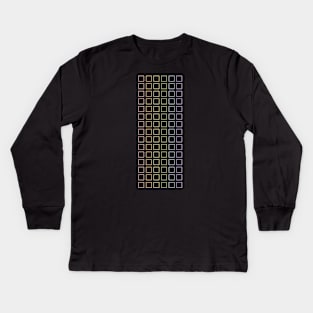 Pastel Pride Open Grid Kids Long Sleeve T-Shirt